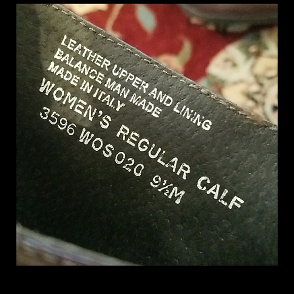 Eddie Bauer made in Italy 9.5 Calf high Boot Heel Zipper pretty Brown Leather - Picture 6 of 14